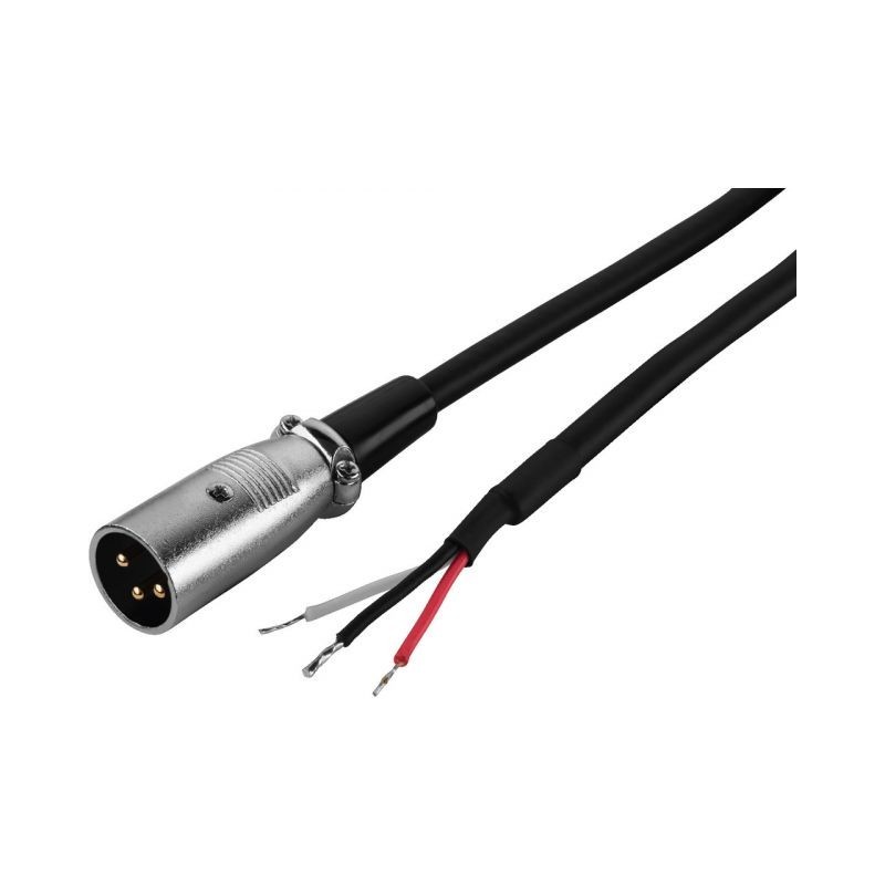 Monacor MCA-100P/XP Kabel połączeniowy audio z wtykiem XLR, 1m